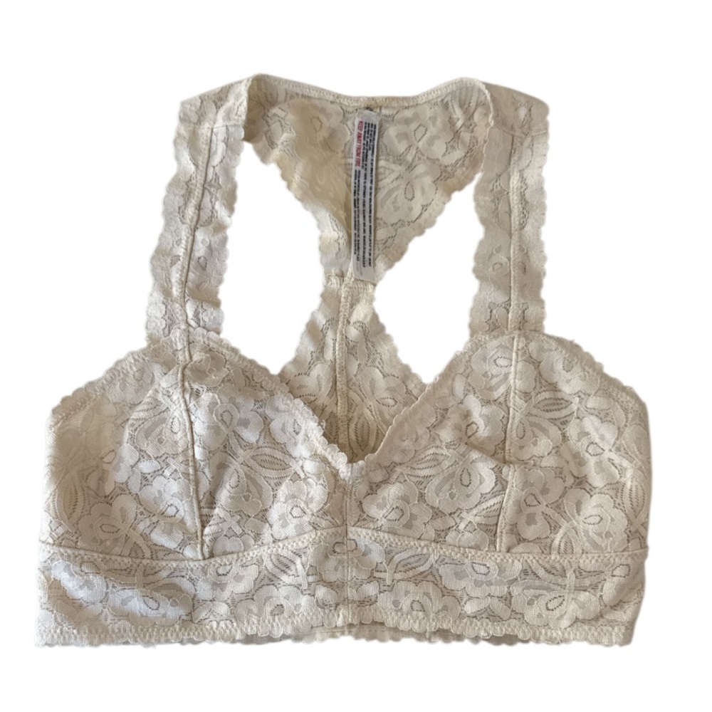 Free People Cream Lace Bra  size S